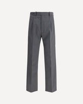 Wool Trousers - GREY | Base Blu