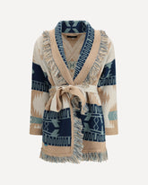 Icon Jacquard Cardigan - MULTICOLOUR | Base Blu