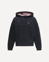 Felpa Ashoton con cappuccio - NERO | Base Blu