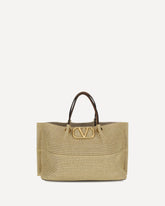 VLogo Tote Bag - BEIGE | Base Blu