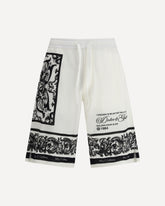 Shorts in doppio piquet - BIANCO | Base Blu