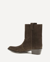 Clive Ankle Boots - BROWN | Base Blu