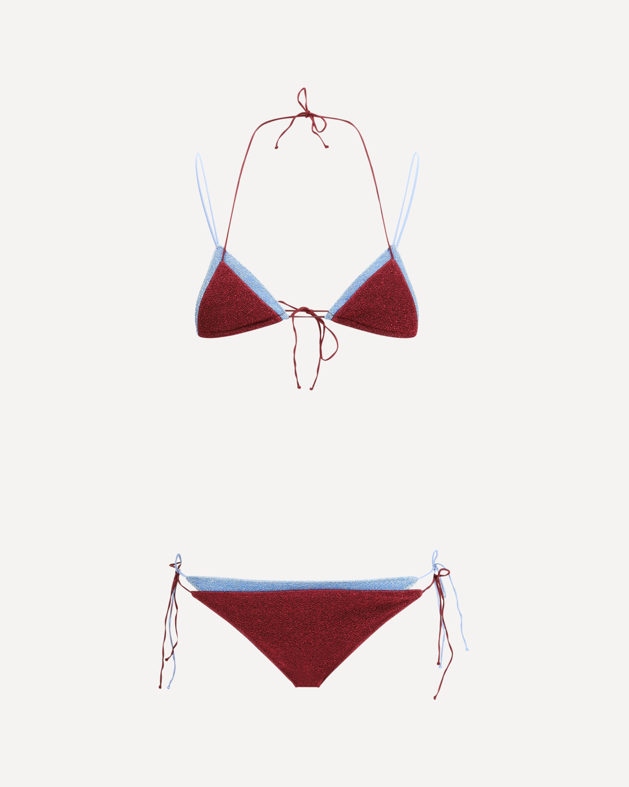 OSÉREE Lumiere bicolor Swimsuit MULTICOLOUR | Base Blu