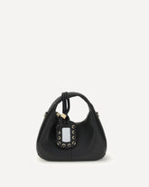Hobo mini Handbag - BLACK | Base Blu