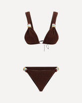 Lumière Multi Ring Bikini - BROWN | Base Blu