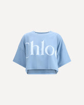 Cropped T-Shirt - LIGHT BLUE | Base Blu