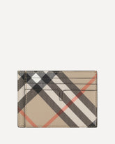 Archive Check Card Holder - BEIGE | Base Blu