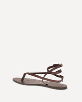 Leather Sandals - BROWN | Base Blu