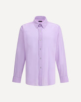 Camicia in cotone  - LILLA  | Base Blu