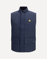 Gilet Icon in nylon trapuntato - BLU | Base Blu