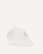 Logoed Baseball Hat - WHITE | Base Blu