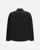 Cotton Shirt Jacket - BLACK | Base Blu