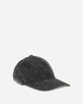Moon Laser Denim Baseball Hat - GREY | Base Blu