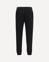Tracksuit Pants with drawstring and logo - BLACK | Base Blu