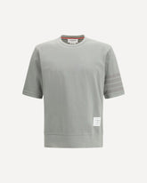 4-Bar cotton jersey T-shirt - GREY | Base Blu