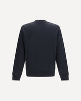 Crewneck sweatshirt with logo - BLACK | Base Blu