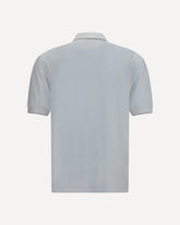 Polo with crest - WHITE | Base Blu