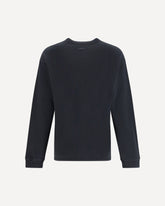 Long-Sleeve Crew Neck Sweater - BLACK | Base Blu