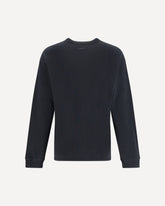 Maglia a maniche lunghe girocollo - NERO | Base Blu