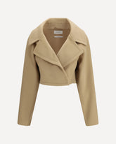 Short wool Coat - BEIGE | Base Blu