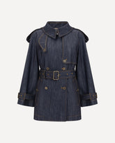 Short Fitzrovia Trench - BLUE | Base Blu