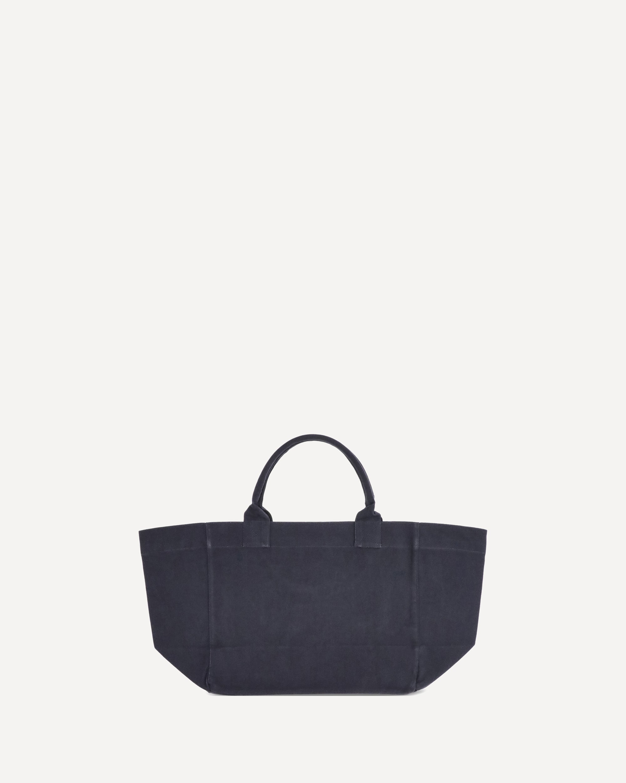 GANNI XXL canvas Tote Bag BLACK | Base Blu GANNI XXL canvas Tote Bag BLACK | Base Blu