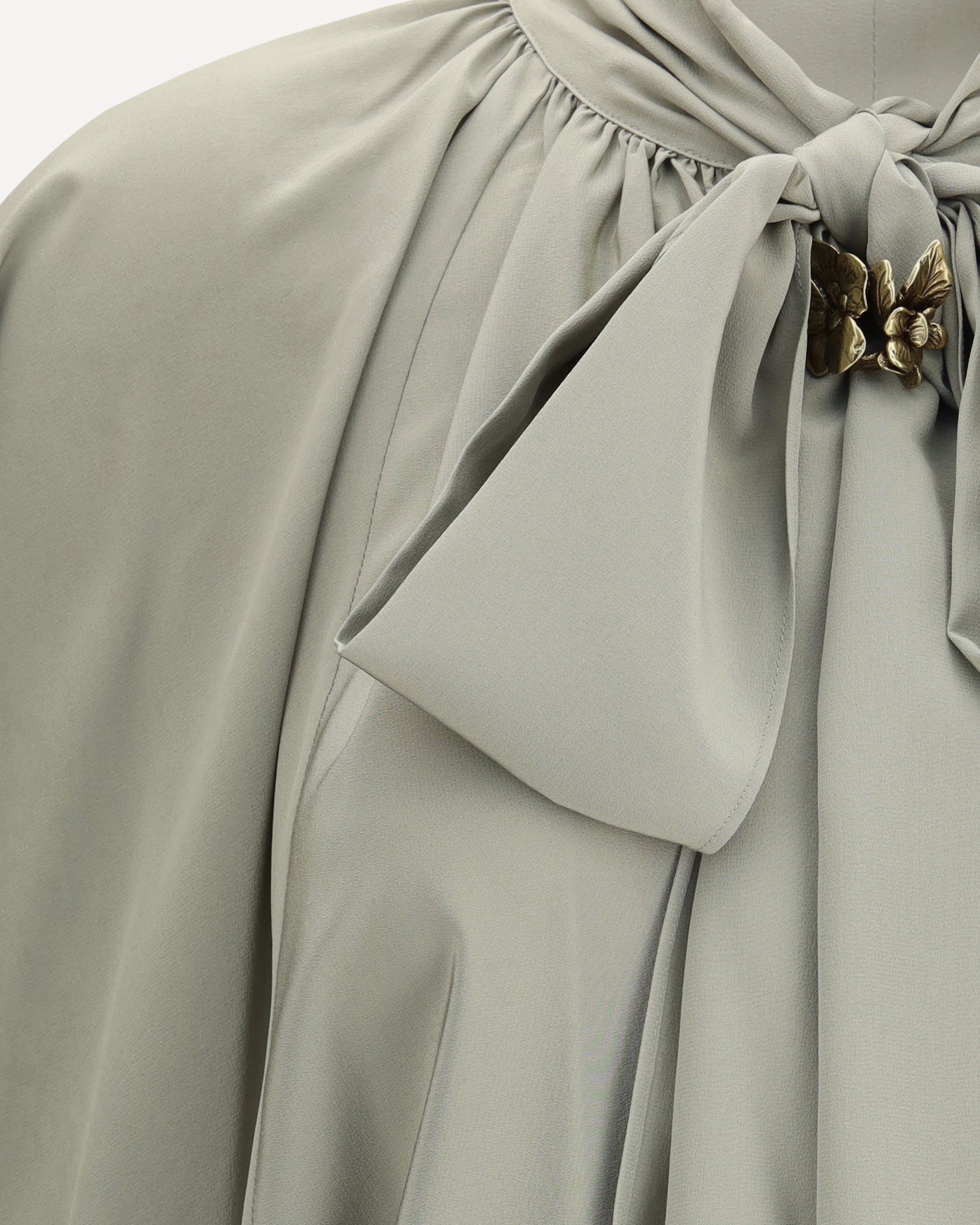 MAX MARA Leonida silk Blouse GREEN | Base Blu MAX MARA Leonida silk Blouse GREEN | Base Blu