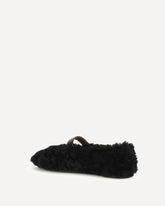 Gancini-embellished Ballerinas - BLACK | Base Blu