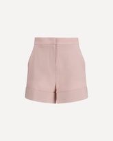 Mohair and silk canvas Shorts - PINK | Base Blu