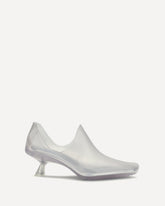 Emily Aqua PVC Ankle Boots - WHITE | Base Blu