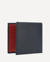 Bifold leather Wallet - BLACK | Base Blu