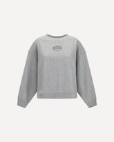 Felpa girocollo con logo - GRIGIO | Base Blu