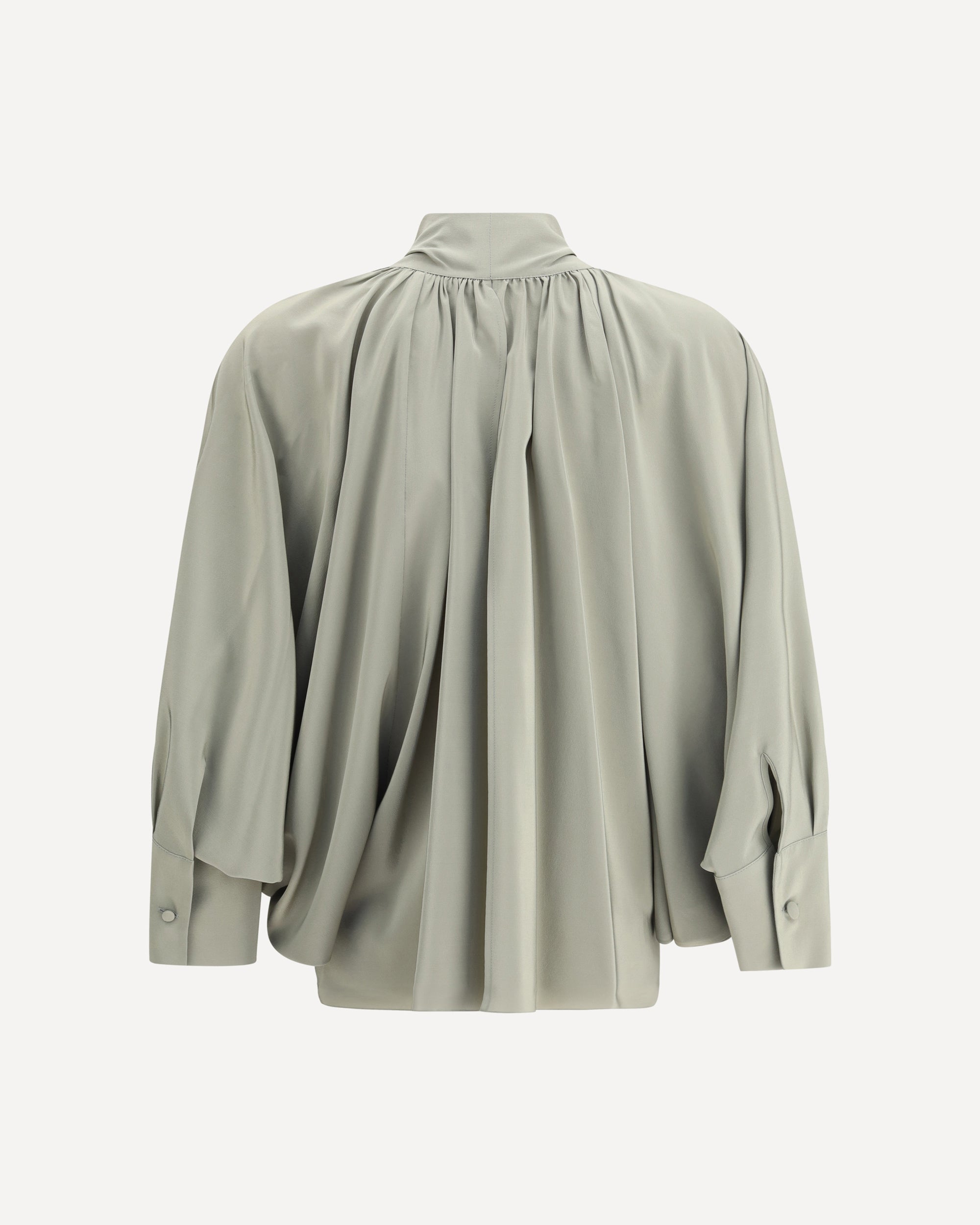 MAX MARA Leonida silk Blouse GREEN | Base Blu