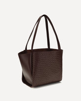 Corso Intrecciato Tote Bag - BROWN | Base Blu