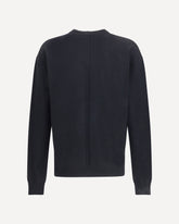 Maglione con cuciture a vista - NERO | Base Blu