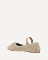 Suede Ballerinas - BEIGE | Base Blu