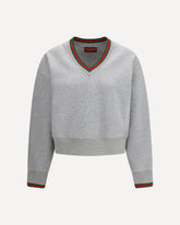 Web cotton jersey Sweatshirt - GREY | Base Blu