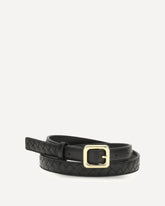  Cintura Intrecciata - NERO | Base Blu