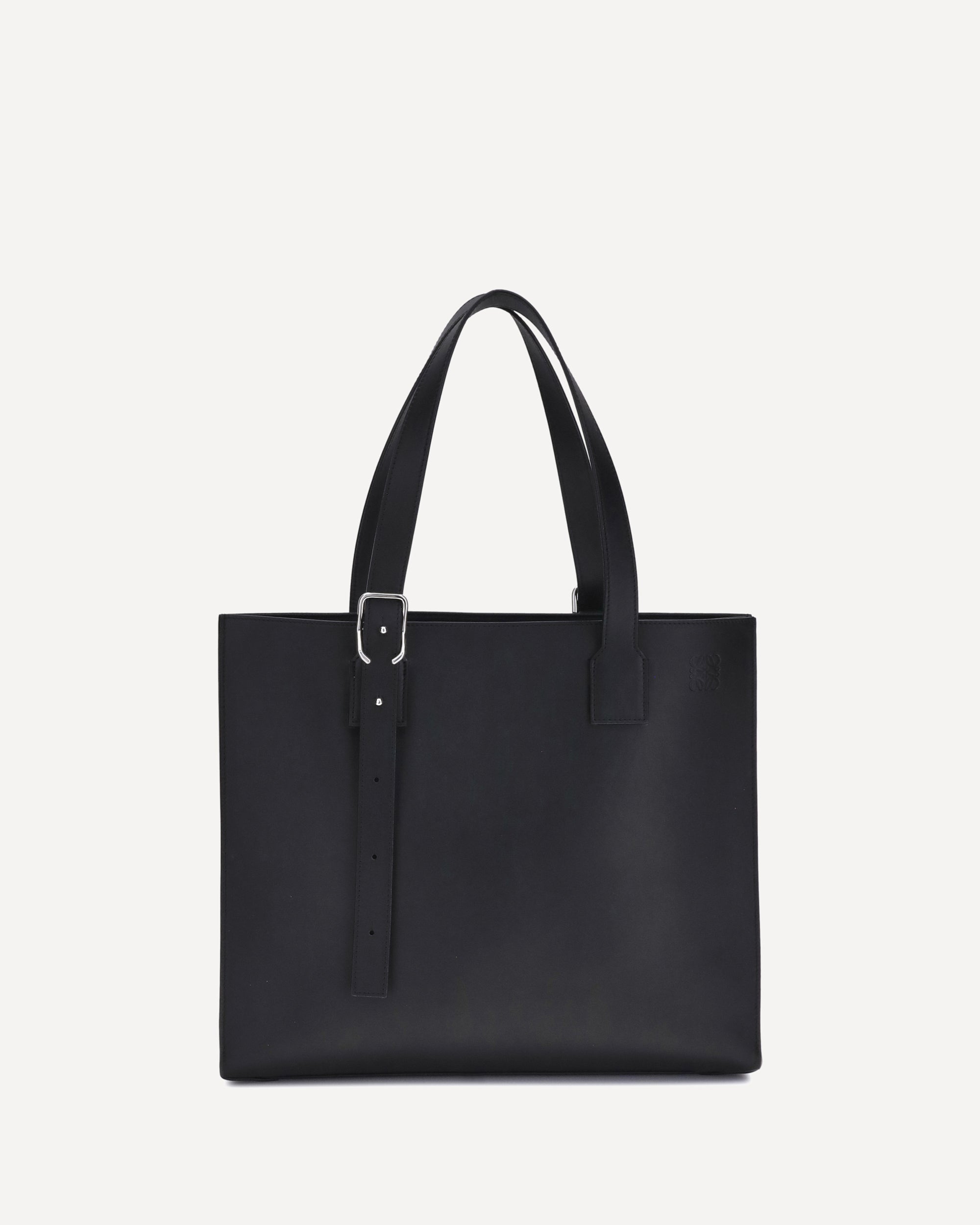 と*タ様 LOEWE Buckle Horizontal Tote Navy/B LOEWE Buckle Horizontal Tote Bag BLACK | Base Blu