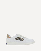 Leather Sneakers - WHITE | Base Blu