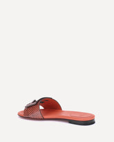 Python print Sandals - RED | Base Blu