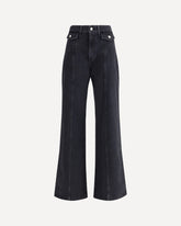Lotta wide leg Jeans - BLACK | Base Blu