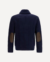 Hartland wool Cardigan - BLUE | Base Blu