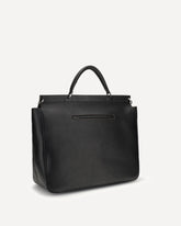 Leather Travel Bag - BLACK | Base Blu