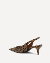 Scarpe con il tacco Anok Sling 105 con stampa leopardata - MULTICOLORE | Base Blu