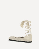 The Sound Of The Sea lace-up Ballerinas - BLACK | Base Blu