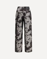 Jeans con stampa FF animalier - NERO | Base Blu