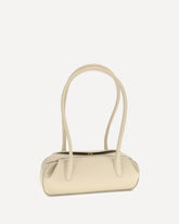Borsa a Spalla Oyster mini  - CREMA  | Base Blu