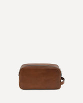 Leather Beauty Case - BROWN | Base Blu