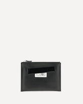 Pouch in pelle  - NERO | Base Blu